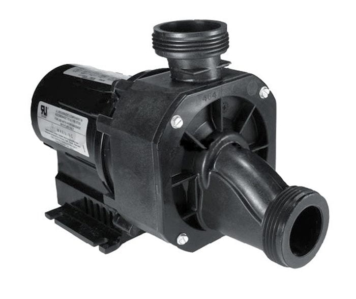 HydroAir Gemini Plus II Bath Pump, .75 HP, 230V, 1.5" Ports, w/Air Switch (0034F88C)