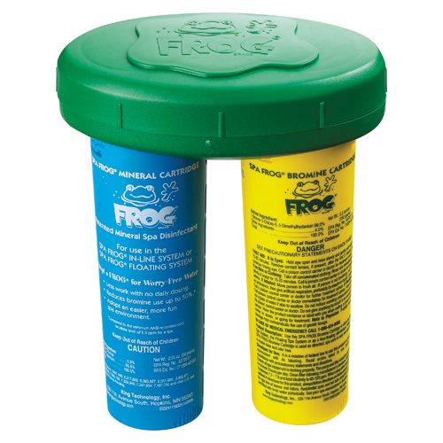 King Technologies SpaFrog Dual Floater, Mineral Cartridge & 1" Bromine Feeder (01-14-3882) - Obsolete