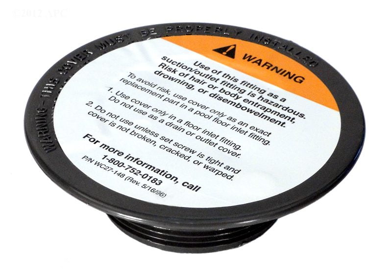 Sta-Rite Floor Inlet Cover Plate, Gray (08417-0005B)