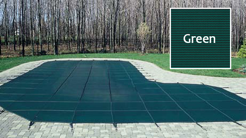 Latham 16x32 Ryl Rec Safety Cover Ctr Stp Mesh - 20-1632RE-CES48-SAP-GRN