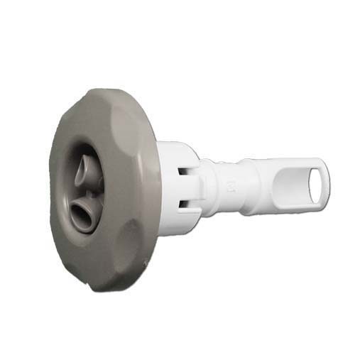 WaterWay Adjustable Pulsator Cluster Storm Jet Internal, 2" 5 Scallop Face, Gray (212-1527)