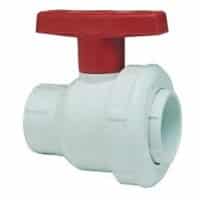 Spears PVC Ball Valve, 1.5 in., S x S, White (2412-015W)