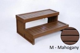 Jacuzzi Prolite Step w/LED Light, 30 in. , non-Slip, Mahogany (8217A)