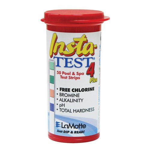 LaMotte InstaTest Strips, Chl/Br/pH/Alk/Calc, Bottle of 50 (3029-12EACH)