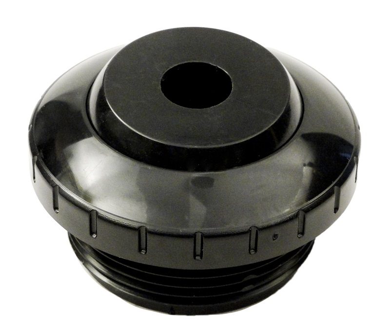 Spa Jets 1.5 in MPT Black Eyeball w 1/2in Hole (400-1411C)