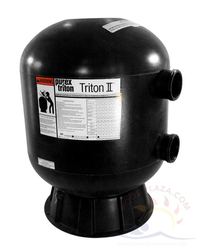 Pentair Triton II Sand Filter, Tank & feet Assembly, TR40 6 in., Buttress Thread (154636)
