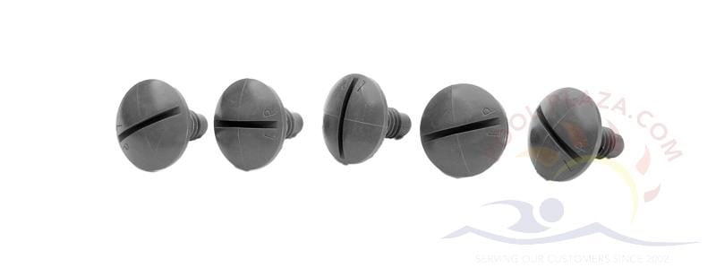 Pentair Legend Platinum/Truck Plastic Wheel Screw, Grey (Pk of 5) (LLC55PM)