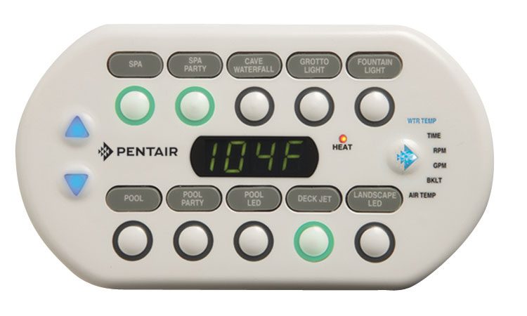 Pentair Spa Command Spa-Side Remote, White, 150 ft. Cord (521178)