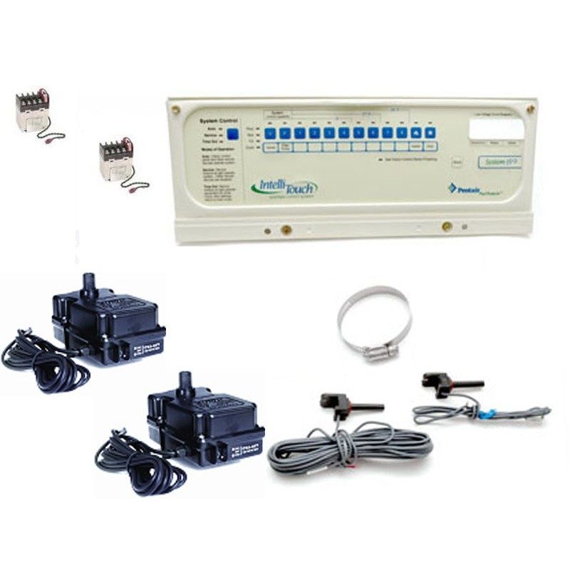 Pentair IntelliTouch Kit, i9+3, Shared Equip., w/2 Actuators (521221)