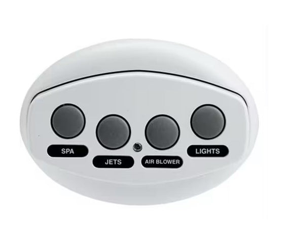 Pentair Four Button Remote w/100' Cable, White (521885)