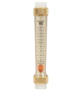 Blue-White Flowmeter, FPT Vert In-Line, .2-2g, 3/4 in.(F-46020LX-12K)