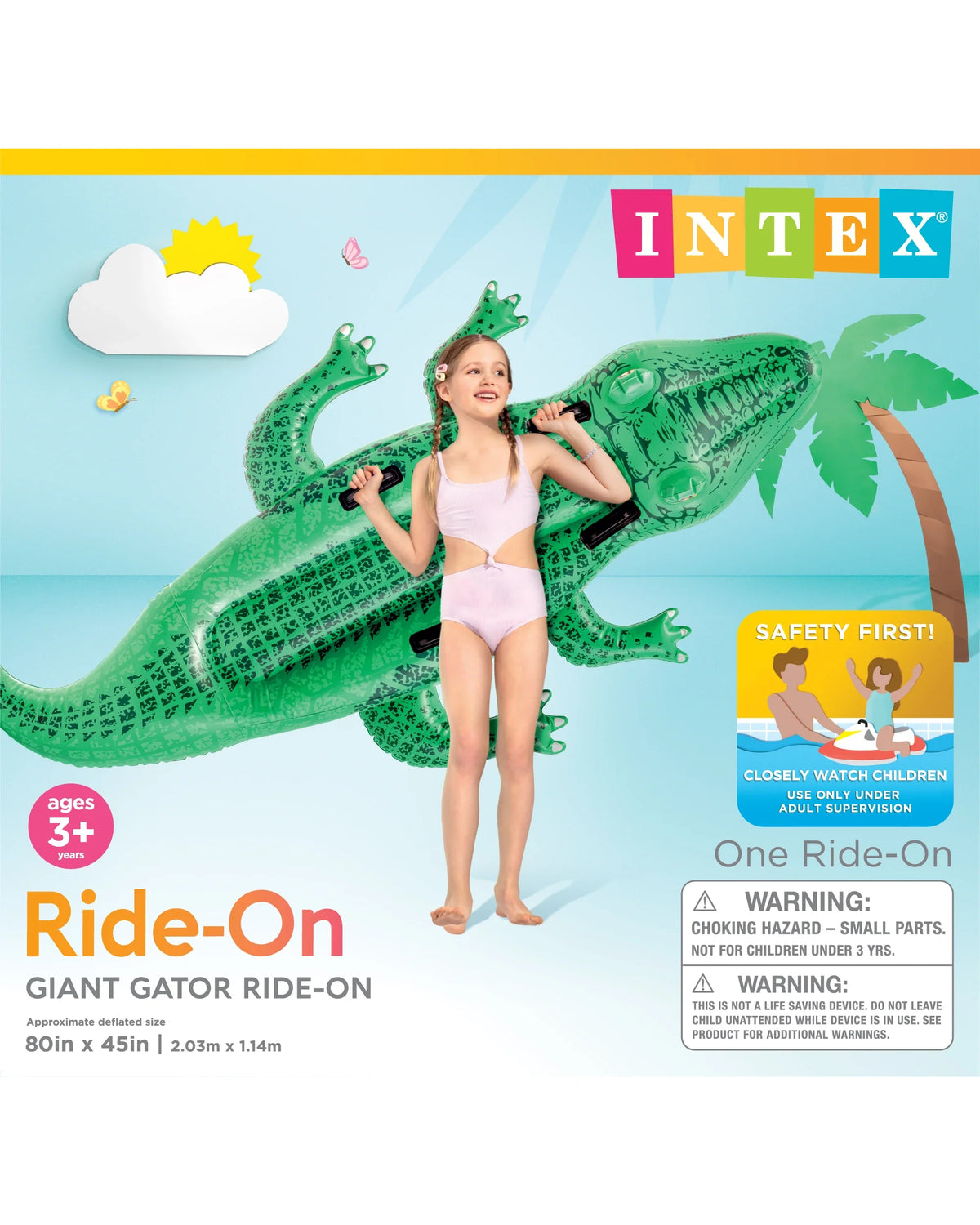 Intex 84" 'gator Ride-On - 58562EP