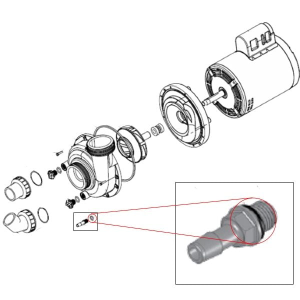 Jacuzzi Hose Barb O-Ring (2009+) (6540-263)