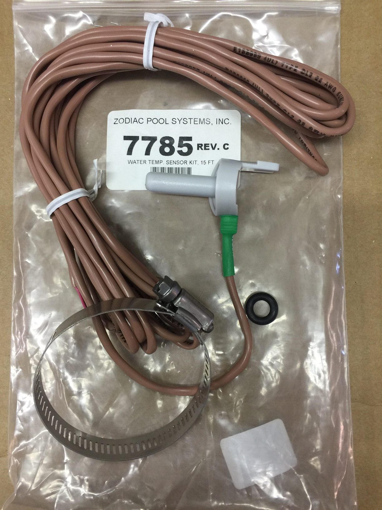 Jandy Water Temp Sensor, Rev. C, 15 Ft. Cord (7785) Overstock!