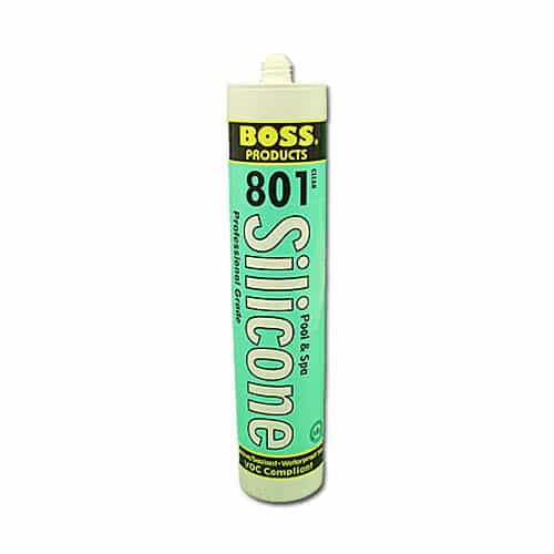 Boss Neutral Cure Silicone Adhesive, 10. Oz., Caulk Gun Tube (801)