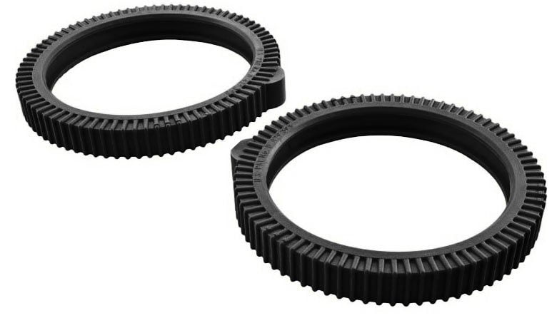 Poolvergnuegen (The Pool Cleaner) Solid Front Tire for Tile, Black (Pkg 2) (896584000-716) - Obsolete
