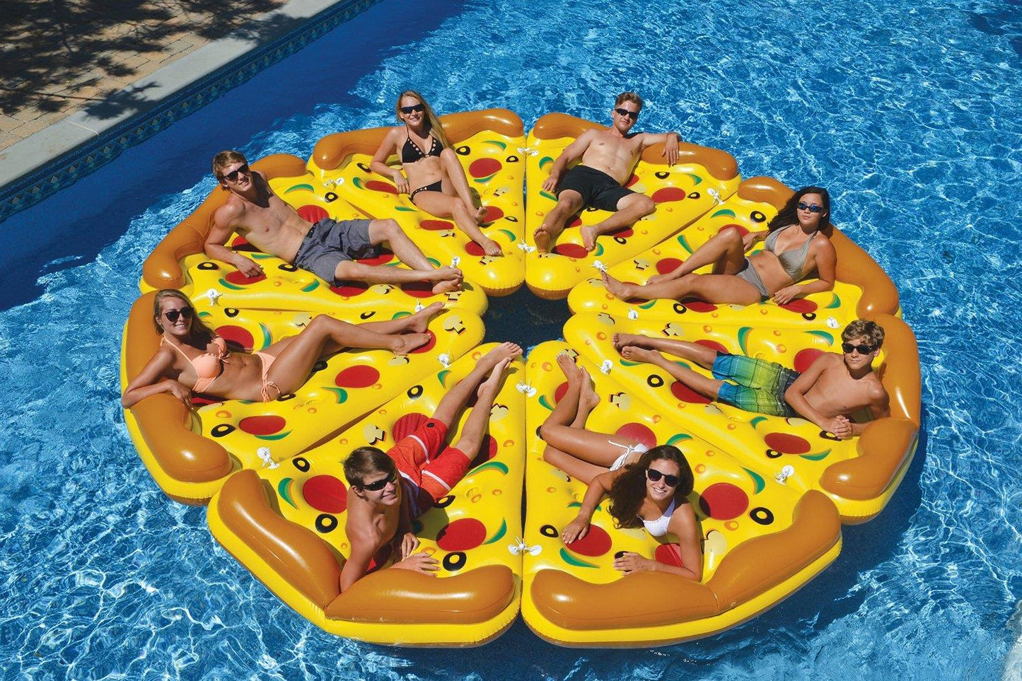 Pool Pizza Slice Inflatable Pool Float (T0300) (90645)