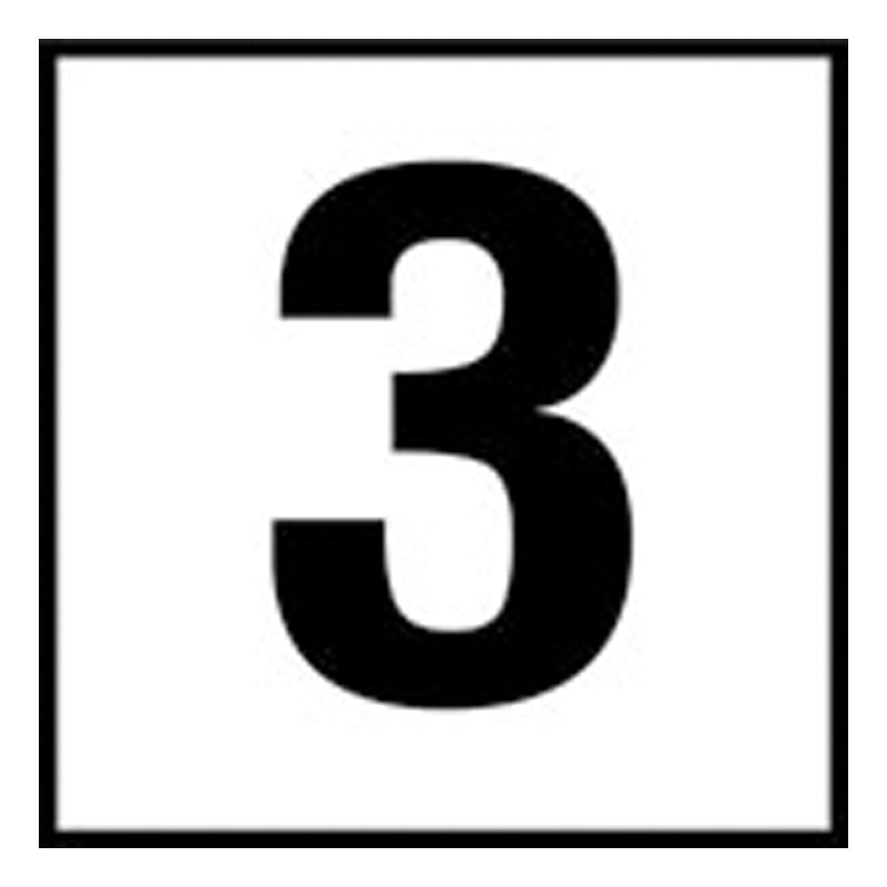Inlays 3 (Number Only) Depth - C611030