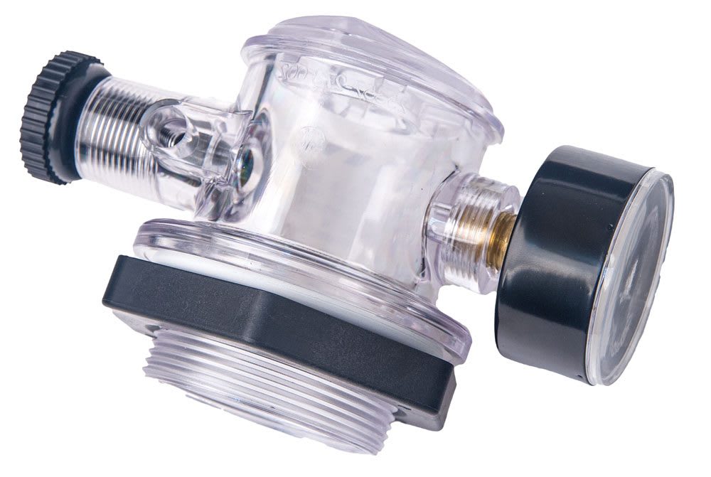 CMP Air Release Clear Valve w/ Gauge | 25357-273-564