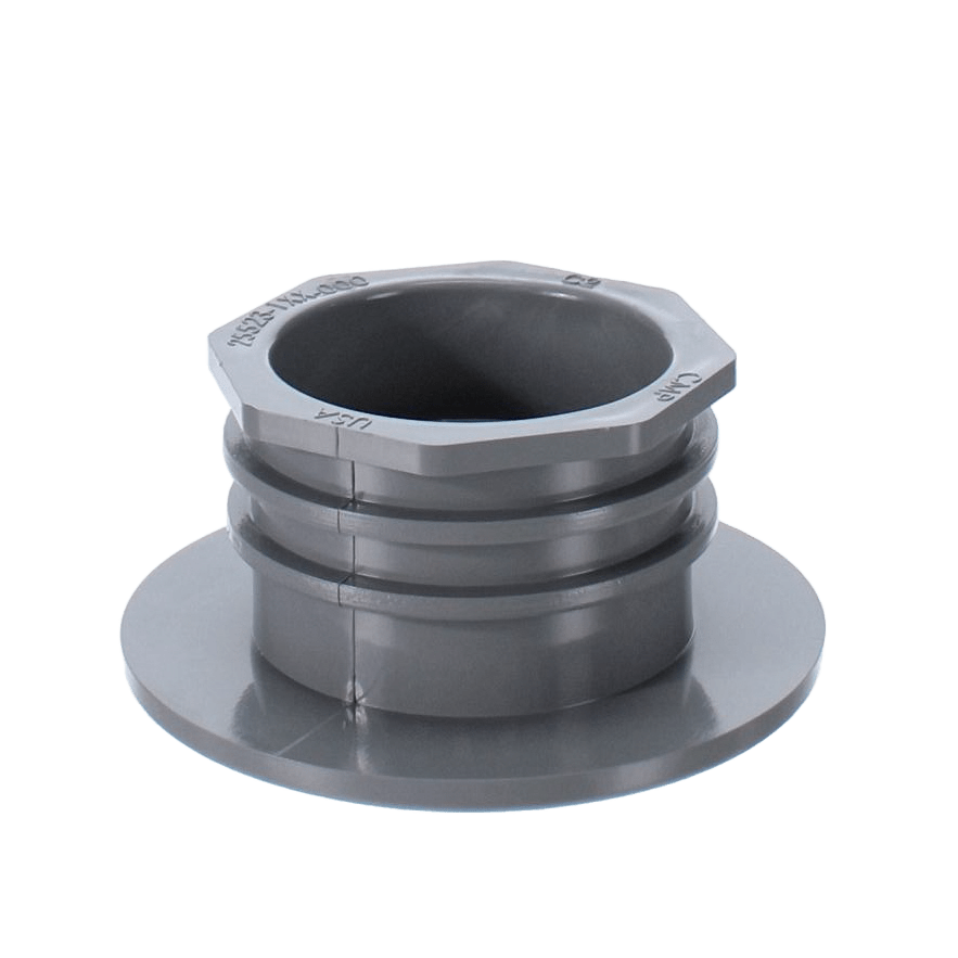 CMP Gunite Wall Fitting Gunite I/O Wall Return Fitting Woth Water Stops Gray 1.5In Fip X 1.5In Soc , 1-1/2"