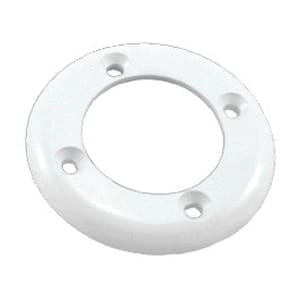 CMP Vinyl Pool Return Faceplate Threaded, White Vinyl | 25546-000-000