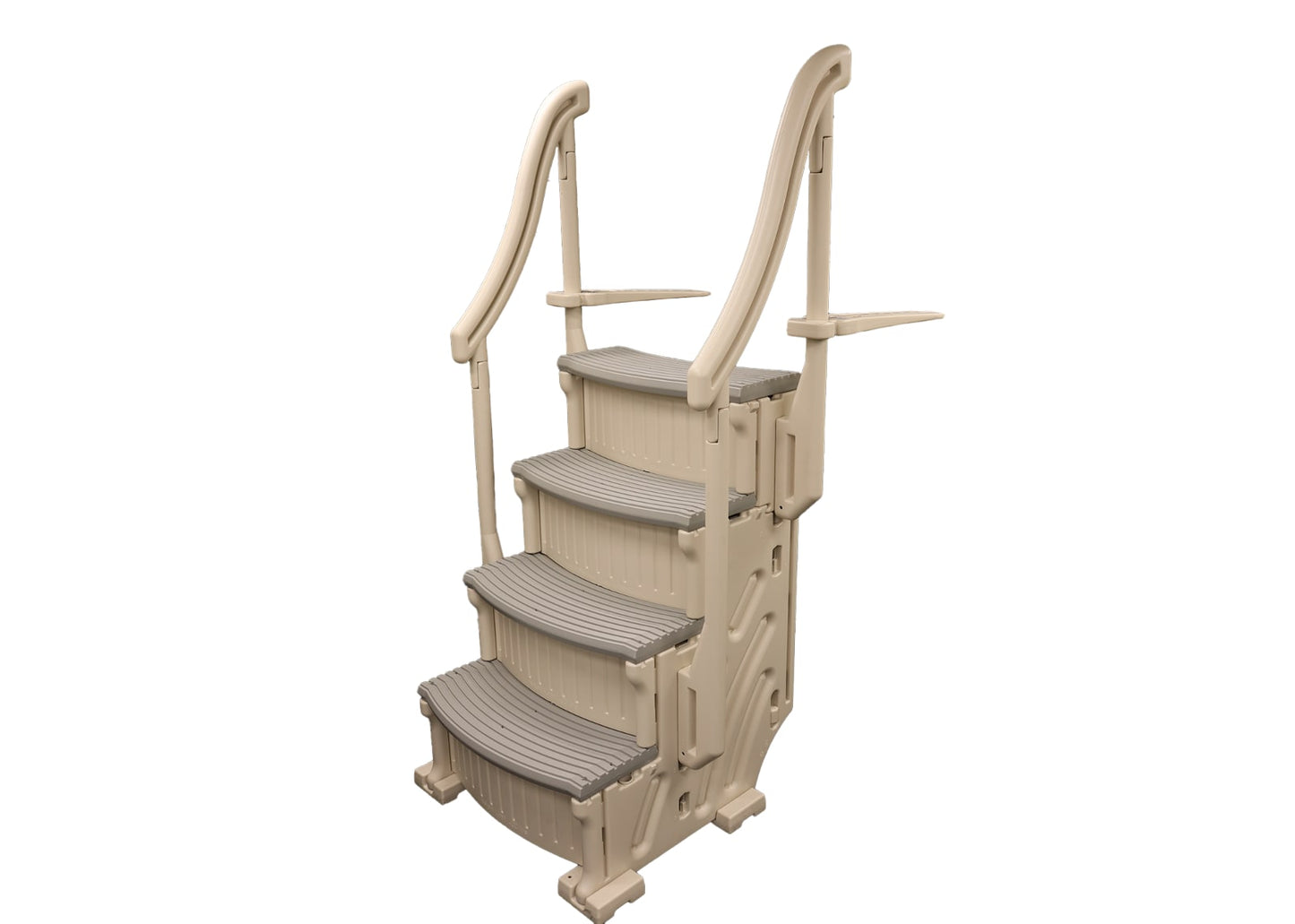 Confer Curve Base In-Pool 4 Step for A/G Pool, Beige | CCX-AG