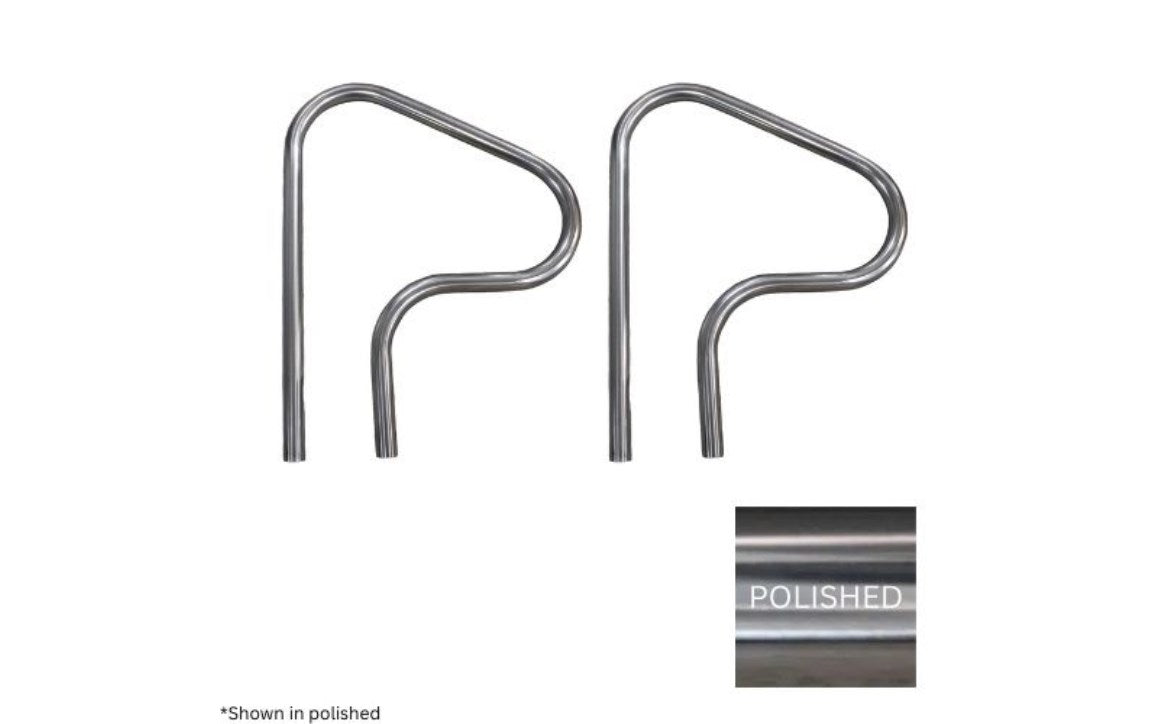 Global Classic 30" Figure 4 Handrail Polished .049 Set Of 2 - Global-Rl-C49-30Fig4-Ss-2 - GPP-RL-C49-30FIG4-SS-2