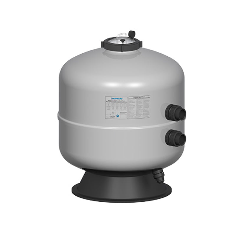 Hayward HCF Series 36" Laminated Sand Filter, 7.05 sq. ft, 900 lbs Sand, 85,800 gallons, 143 GPM, Commercial Pool - HCF3