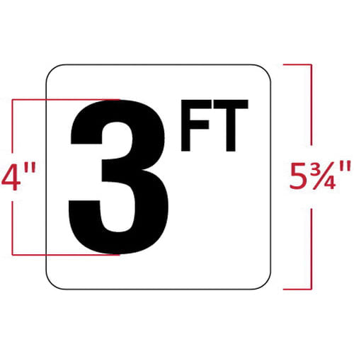 Inlays Vinyl Stick On 3Ft 6" X 6" | V620030