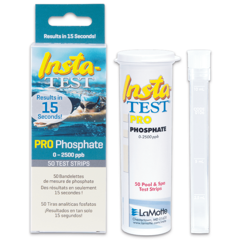 Lamotte Insta-Test Pro Lr Phosphate, Multilingual, 50/Btl Lamotte Insta-Test Pro Phosph Test Strips 50-In-1 3021-H-6 | 3021-H-6