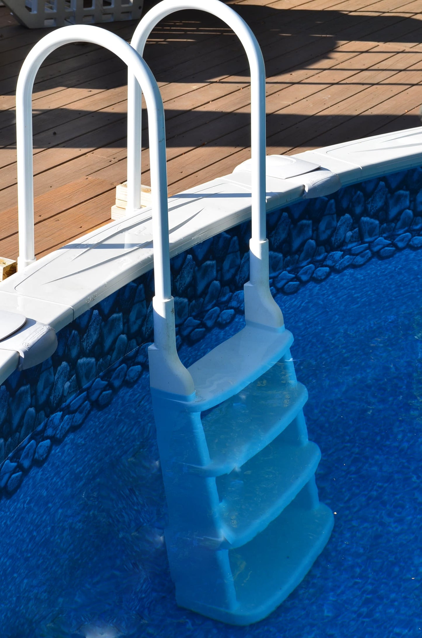 Main Access Easy Incline White Deck Ladder | 200200