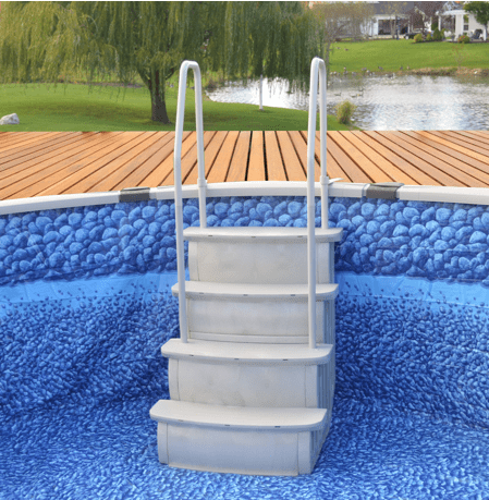Main Access Easy Entry 36" Drop-in Step w/ Dual Handrails | 200400T