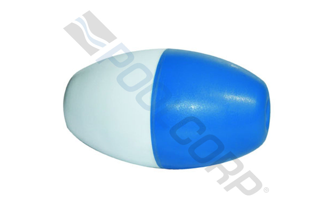 Poolstyle Oval Rope Float 5"X9" Blue/White
