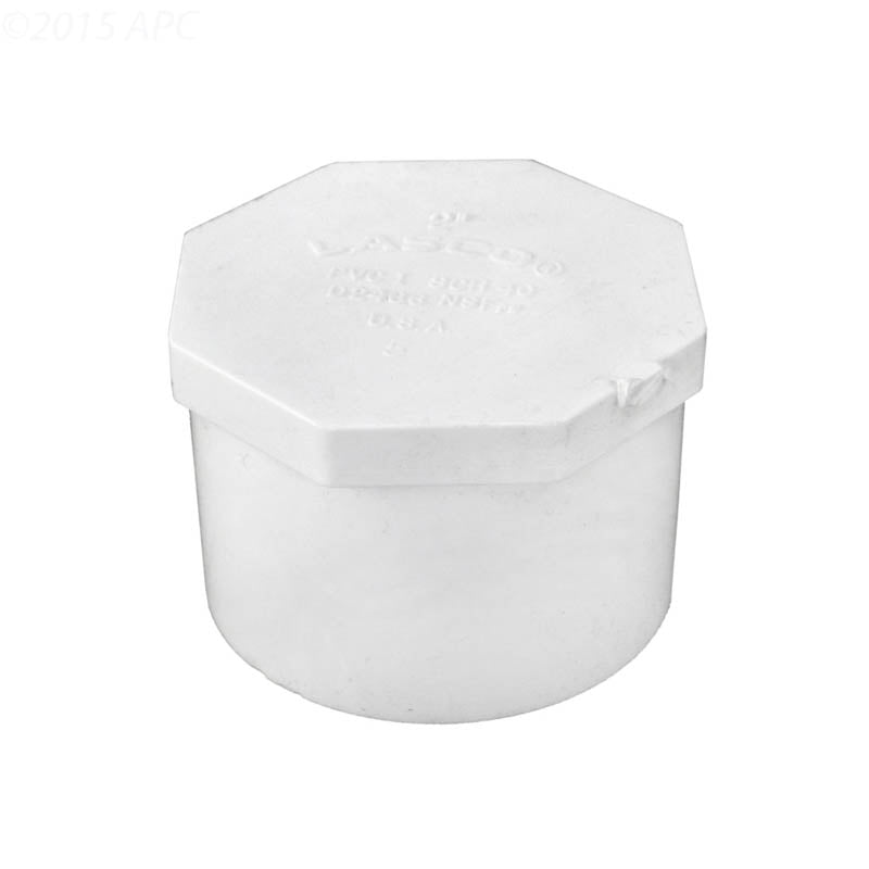 Westlake Pipe & Fittings Plug, 2" Spigot White PVC Schedule 40 - 449020