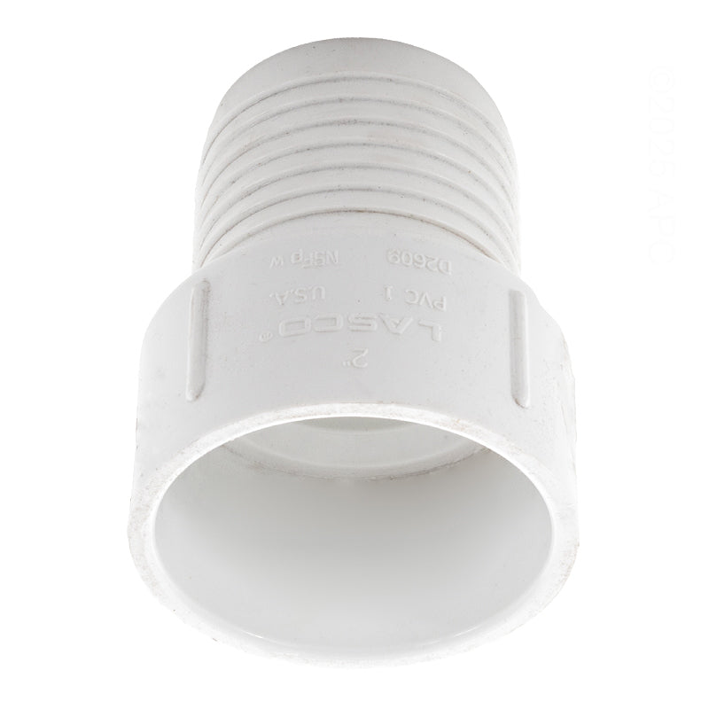 Westlake Pipe & Fittings Adapter, 2" Insert x Slip White PVC Schedule 40 - 474020