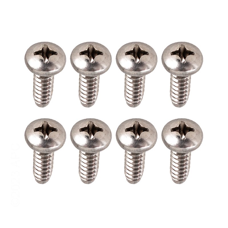 03 - Jandy® Valve Cover Screw (Set of 8) for All Neverlubes (1298) Use (R0547600)