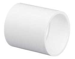 Coupling, 6" Slip White PVC Schedule 40
