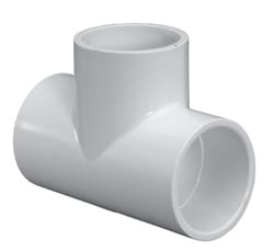 Tee, 3" Slip White PVC Schedule 40