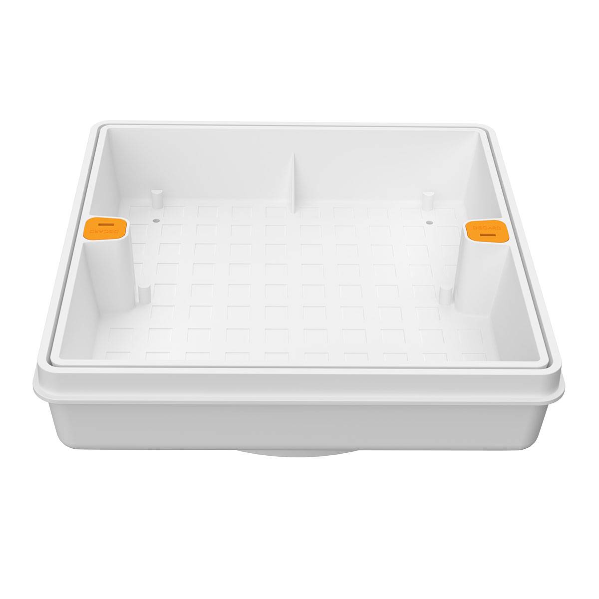 SFL11108 Tan Square Standard Skimmer Cover and Frame with 11" Fill-Lid