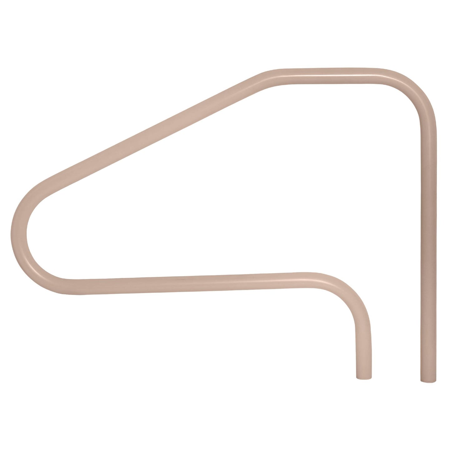 Saftron 4 Bend Handrail 48" Taupe Return To Deck | Rtd-448-T