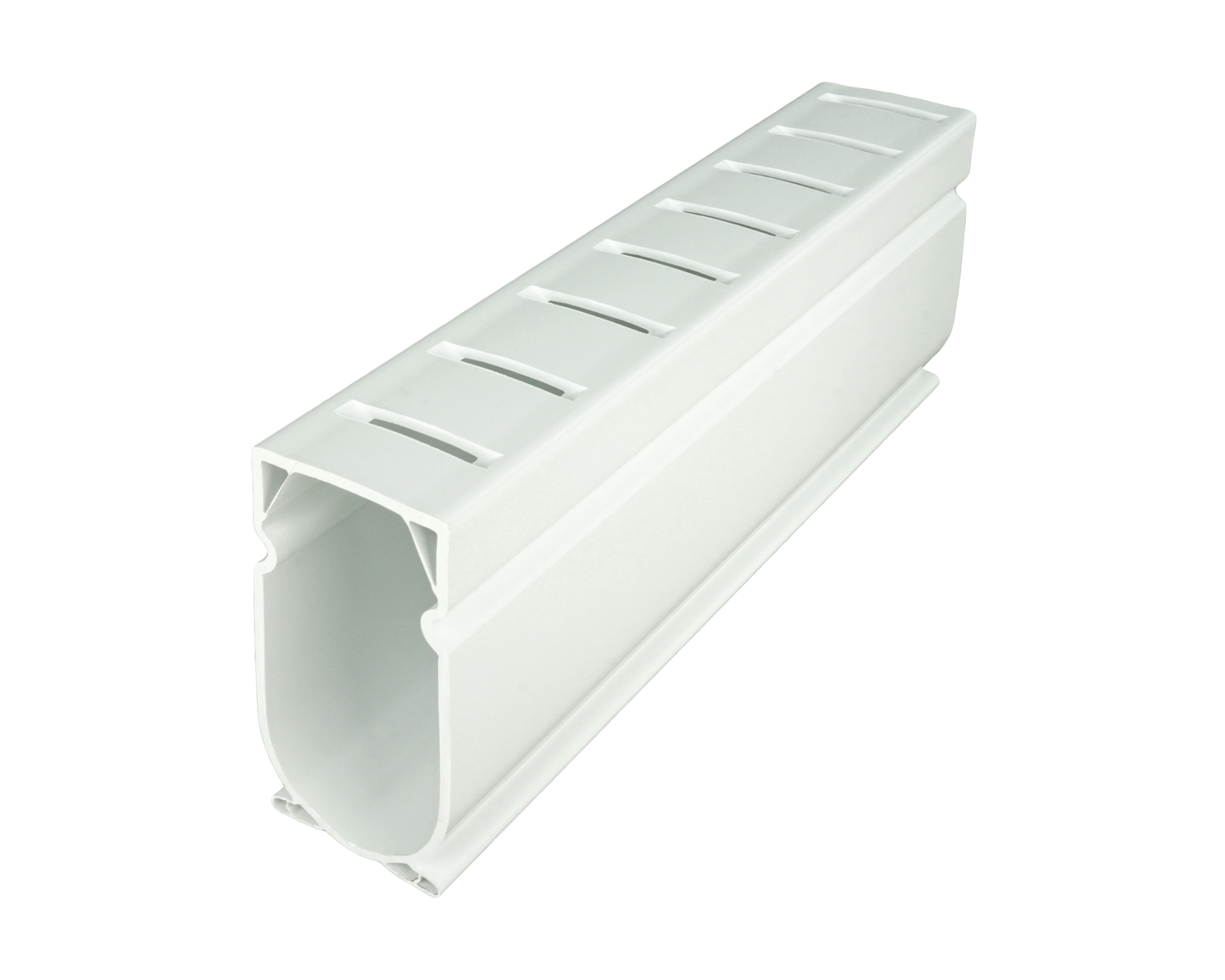 Stegmeier Deck Drain - White (10' Pc) | D2W
