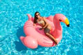 Swimline Giant Flamingo Ride-On Pool Float | 90627