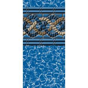 Swimline 27' Round Mystri Gold Unibead A/G Liner 52" Wall | LI2752MGU25