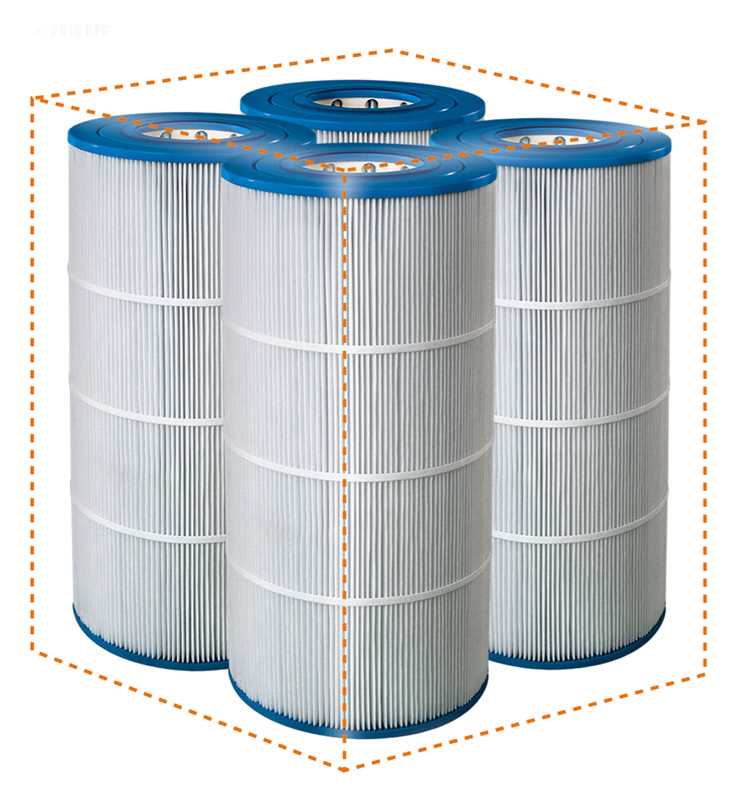 WaterWay Crystal Water Repl. Cartridge for 325, Set of 4 (817-0081) Use (C-7470-4)