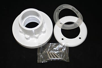 Waterway Vinyl Wall Fitting, 1-1⁄2" FPT x 1-1⁄4" Socket, White | 400-9010B
