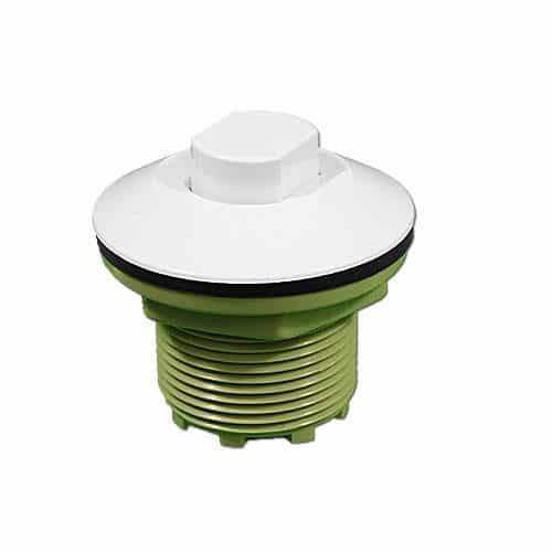 Presair Spa Air Button, Raised, White, 2-1/2", White (B225A)