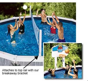 Pool Jam Above-Ground V-Ball/B-Ball Combo (SW9191)
