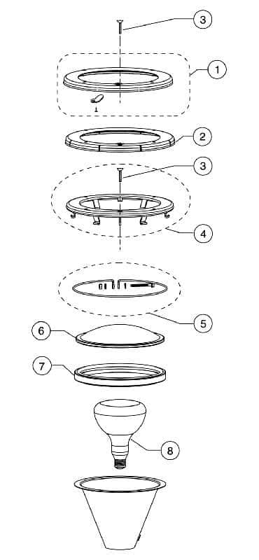 Pentair AmerLite Light Parts