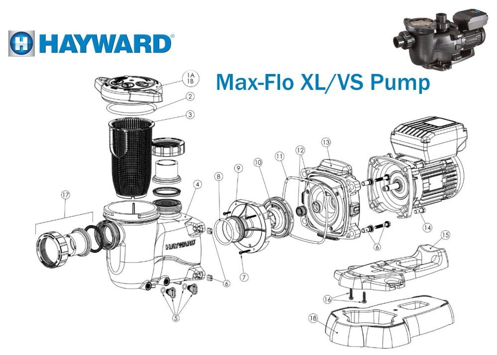 Hayward Max-Flo XL/VS Pump Parts