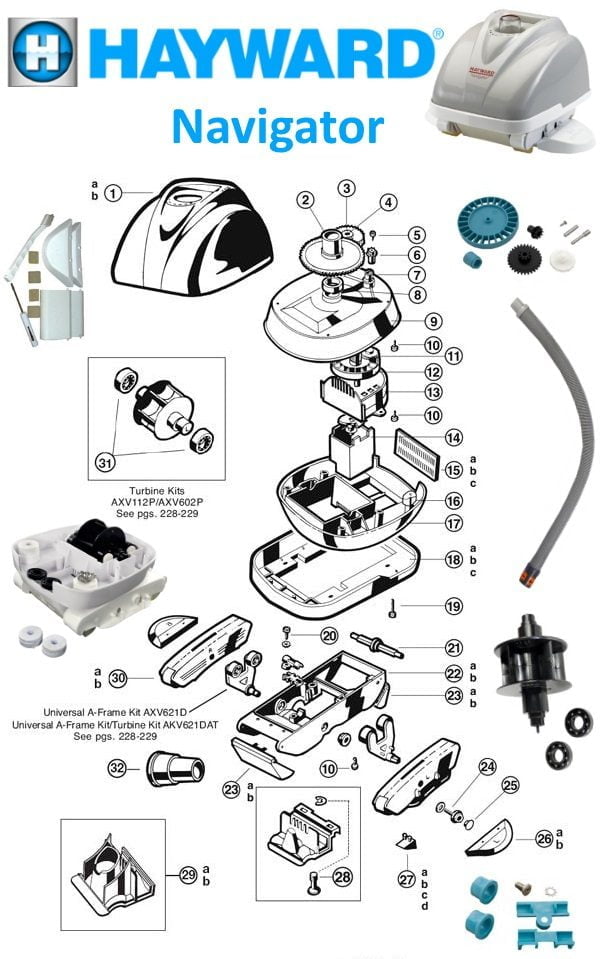 Hayward Navigator Pool Cleaner Parts